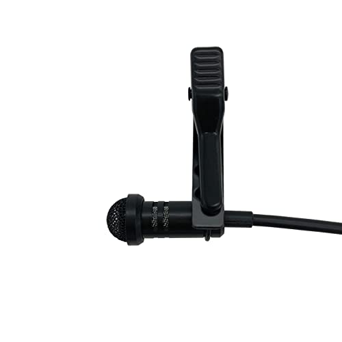 Lavalier Microphone Replacement for Sennheiser Wireless Transmitter/ME 2 Mic - Lav Lapel Clip, Wearable, Omnidirectional, 3.5mm TRS