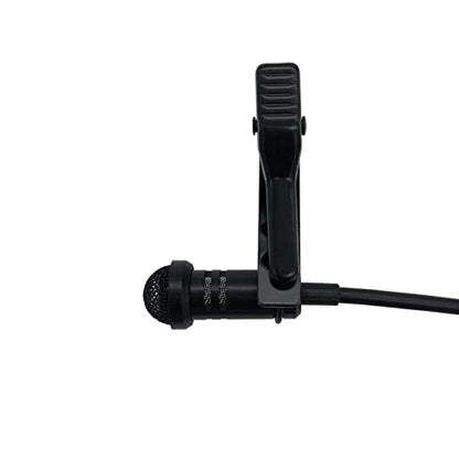 Lavalier Microphone Replacement for Sennheiser Wireless Transmitter/ME 2 Mic - Lav Lapel Clip, Wearable, Omnidirectional, 3.5mm TRS