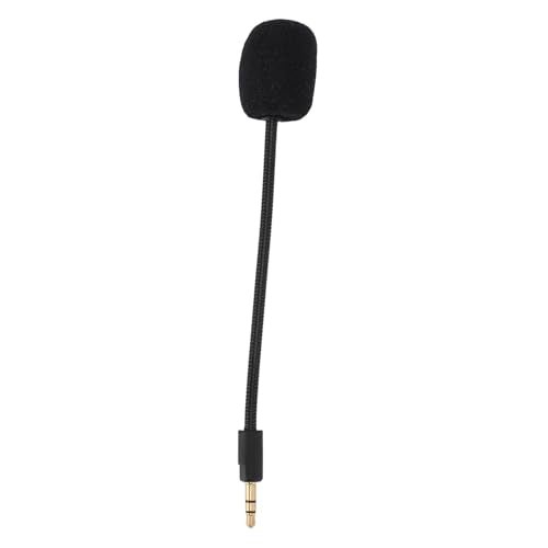 XUMIUZIY Game Mic Replacement, Microphone Replacement for Barracuda X Wireless Gaming Headset, Plug and Play 3.5mm Detachable Game Boom Microphone