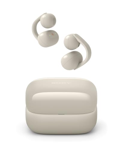 Sony LinkBuds Clip Open-Ear Truly Wireless Earbuds Clip-On Design, Greige - color: Greige