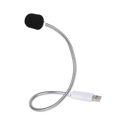 LABRIMP Portable USB Recording Microphone for Laptop and Desktop with Compact Aluminum Alloy Design, Sponge Cover, for Gaming and Home Use, High Sensitivity Plug-and-Play Mic for Streaming