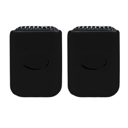 Mic 2 Transmitter 2 Pcs Silicone Case for DJI Mic 2 Transmitter Wireless Microphone Shockproof Scratch-proof Anti-collision Protector Flexible Cover Accessories(Black) - color: Black