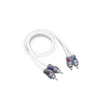 RECOIL RMI23 2-Channel 3ft RCA Audio Interconnects Cable Triple-Shielded | Tinned Oxygen Free Copper for High-End Car Marine Motorcycle UTV ATV with Noise Rejection