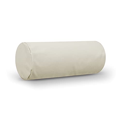 Bean Products Natural Heavy Duty Cotton Neck Roll Pillowcase 6"Dia x 16" - color: Natural (10 Oz Cotton), size: 6" x 16"