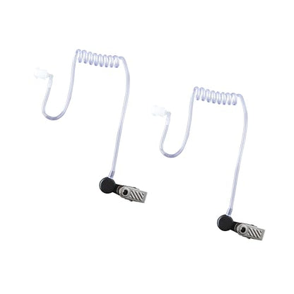 Replacement Acoustic Tube for Two Way Radio Earpiece Coil or Surveillance Kit Headset 2 Pack