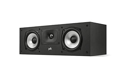 Polk Audio Monitor XT30 Compact Center Channel Speaker (Midnight Black) - style: Compact Center Channel Speaker (XT30)