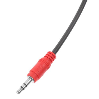 Hemobllo 5mm Right Angle Audio Jack to 5-pin Din Midi Cable Adapter 0.5m Stereo Audio Cord and Midi Keyboard Connection