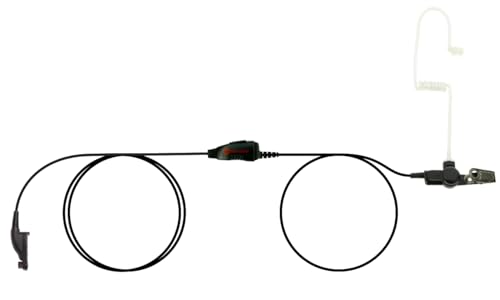EH Acoustic Tube Earpiece/Headset with PTT and Mic Surveillance Kit for Motorola APX6000 APX7000 APX8000 SRX2200 XPR7550 XPR7350 XPR6580 XPR6550 walkie Talkie radios. One-Wire eartube Headset. - style: For Motorola APX SRX XPR radios