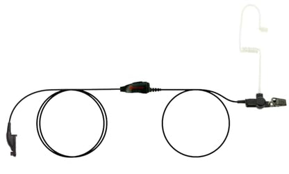 EH Acoustic Tube Earpiece/Headset with PTT and Mic Surveillance Kit for Motorola APX6000 APX7000 APX8000 SRX2200 XPR7550 XPR7350 XPR6580 XPR6550 walkie Talkie radios. One-Wire eartube Headset. - style: For Motorola APX SRX XPR radios