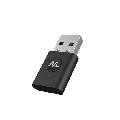 MoerLink Bluetooth 5.3 Auracast Audio Transmitter – USB Plug-and-Play Adapter for TV, PC, Speakers, and Auracast-Compatible Hearing Aids – Low Latency, Multi-Device Broadcast, LE Audio Support