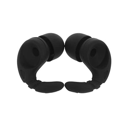 Earbuds Replacement Tips Soft Silicone Earbud Locks Sport Grips Earphones Stabilizer Fins Wings Tips for in-Ear Earbuds Eartips Replacement
