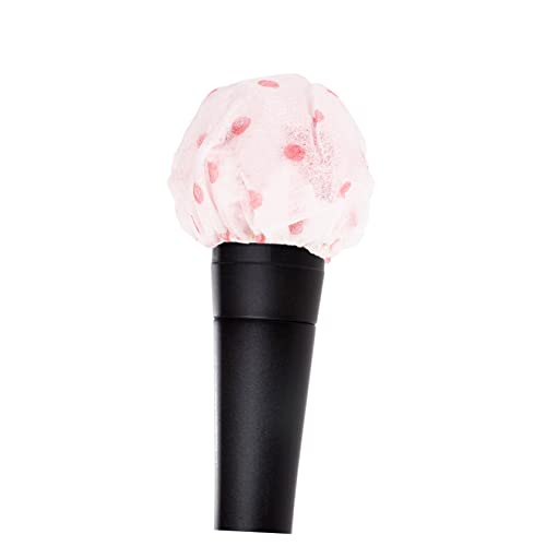100pairs Disposable Non-woven Microphone Covers Odorless Convenient Mic Shield for Ktv Recording Studios Schools and Events Fits Handheld Microphones