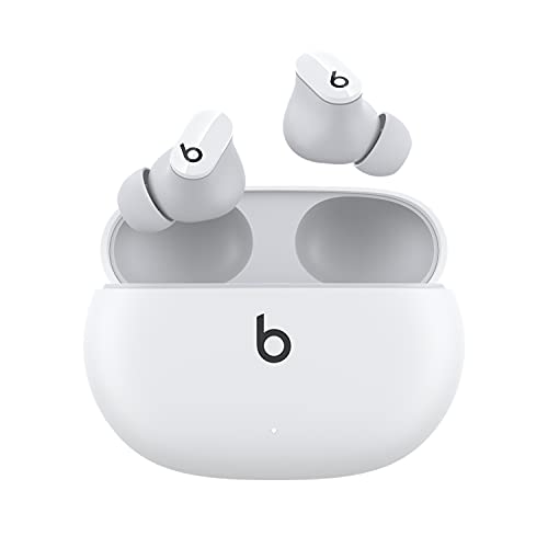 Beats Studio Buds - True Wireless Noise Cancelling Earbuds - Compatible with Apple & Android, Built-in Microphone, IPX4 Rating, Sweat Resistant Earphones, Class 1 Bluetooth Headphones - White - color: White, style: Studio Buds