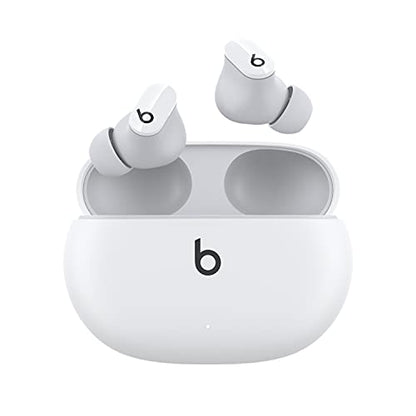 Beats Studio Buds - True Wireless Noise Cancelling Earbuds - Compatible with Apple & Android, Built-in Microphone, IPX4 Rating, Sweat Resistant Earphones, Class 1 Bluetooth Headphones - White - color: White, style: Studio Buds