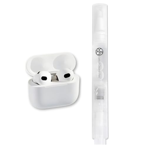 JEGO Earbud Cleaner Pen – The Only One with Liquid Cleaning Solution - with Brush Tip - Ideal for Earbuds & in-Ear Headphones - Compact & Portable Earbud Cleaning Kit - 2.8 ml Solution