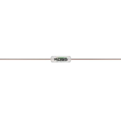 Koss CL/5i Clear Retro 90s Style On-Ear Headphones, Microphone Wired Plug | Transparent Design, In-Line Microphone and Remote, 3.5mm Jack