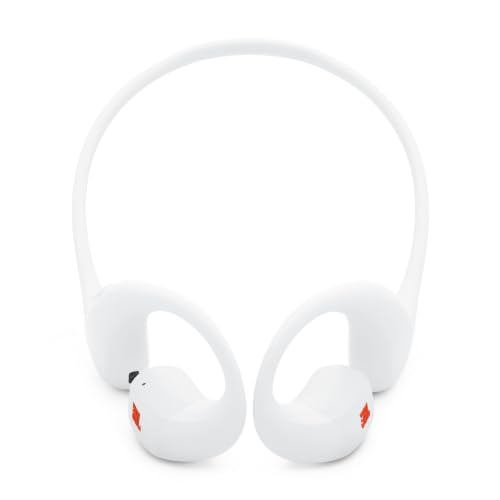 JBL Endurance Pace - Open-Ear Sport Headphones (White/Orange) - color: White