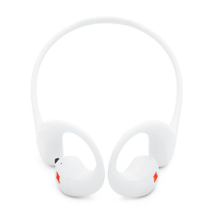 JBL Endurance Pace - Open-Ear Sport Headphones (White/Orange) - color: White