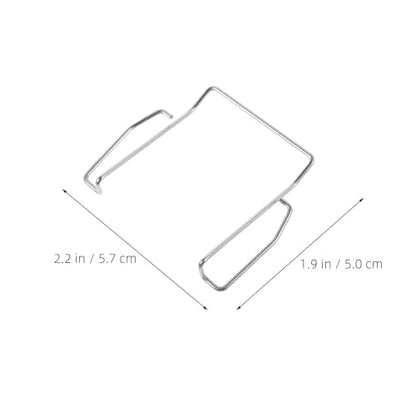 ERINGOGO 2pcs Replacement Belt Clip For Wireless Bodypack Transmitter Receiver, Metal Mic Holder Clamp Reliable Mount for Replacement