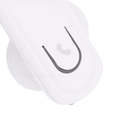 Single Ear Bluetooth Headset, Handsfree Earphone with Mic, IP67 Water Proof Ear Hook Wireless Earpiece for Truck Driver Laptop Cell Phone (White) - color: White