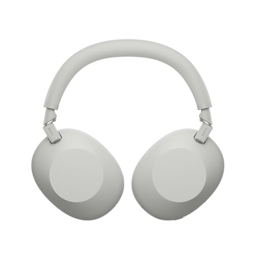 Sony WH-1000XM6/S Best Wireless Noise Canceling Headphones, Platinum Silver Bundle with Deco Essentials Exclusive CPS 26 Month Protection Pack | Official USA Partner Model - color: Pewter
