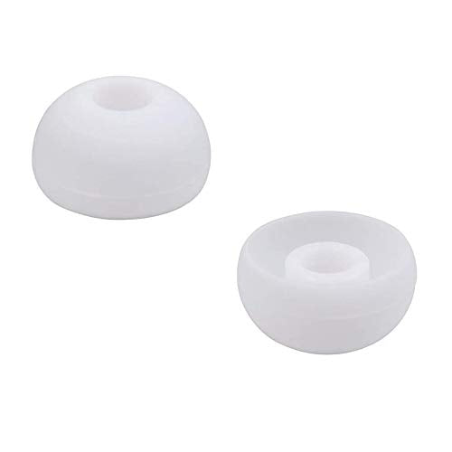 Replacement Silicone Earbuds Ear Tips Eargels Buds Set Compatible with Beats Powerbeats 3 Powerbeats 2 Wireless in-Ear Earphones (4 Pairs/White) - color: White