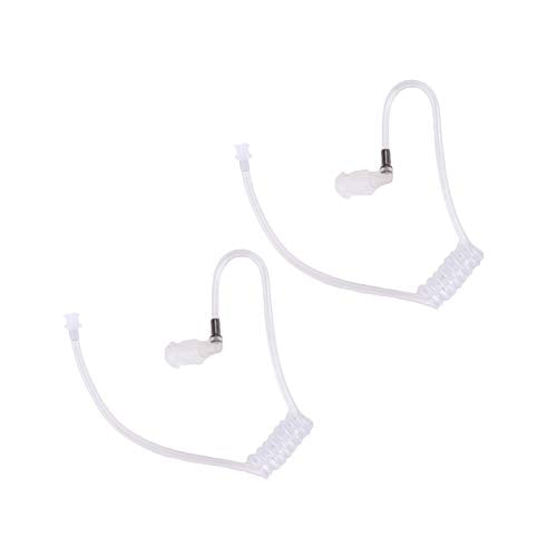 Replacement Earpiece Tube for Motorola Kenwood Baofeng Radio | Also Fit Midland Retevis Surveillance Headset (2 Packs) - color: (2 Packs)