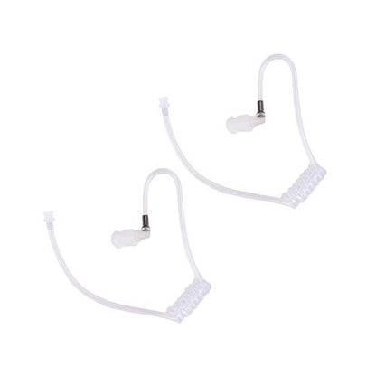 Replacement Earpiece Tube for Motorola Kenwood Baofeng Radio | Also Fit Midland Retevis Surveillance Headset (2 Packs) - color: (2 Packs)