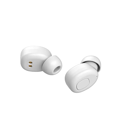 Wireless 5.0 in-Ear Gaming Earbuds Low Latency Gaming Earphones Headset Touch Control W/Mic Waterproof - Black 56X40X20Mm//56 * 40 * 20Mm (White 56 * 40 * 20Mm) - color: White
