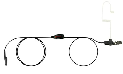 EH Acoustic Tube Earpiece/Headset with PTT and Mic Surveillance Kit for Motorola N50 R7 N30 N70 Ion MXP600 walkie Talkie radios. One-Wire eartube Headset. - style: For Motorola R7 N30 N50 N70 Ion