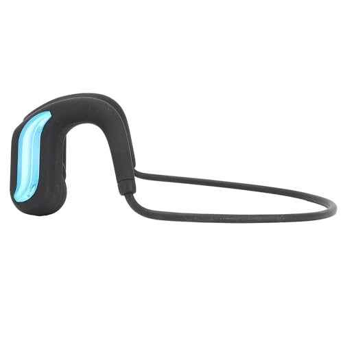 JEOZBM Bone Conduction Headphones, IP68 Underwater Swimming Headphones Sports Headset, Wireless Open Ear Headphones for Running Cycling