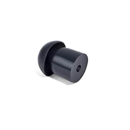 Replacement Mushroom Ear Tips for Two Way Radio Walkie Talkie Acoustic Coil Tube Earpiece Surveillance Headset (White and Black, 10 Pcs) - color: Mix