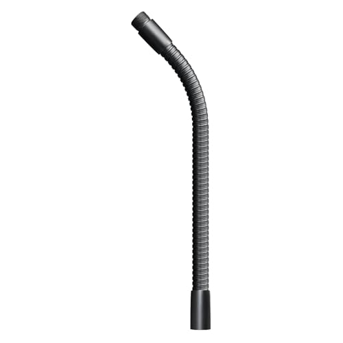 19-Inch Flexible Microphone Gooseneck KN58, 5/8-27 Mic Stand Arm | Long heavy-duty flexible extension tubes arm, 5/8-27 male female threads, for extended mic reach on stands, podiums, desks - size: 19-INCH