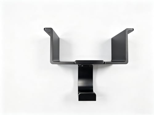 Under-Desk Stand Compatible with Focusrite Scarlett Solo 3rd/4th Generation, Reversible Mount, Headphone Hook, Space-Saving, Durable, Easy Installation