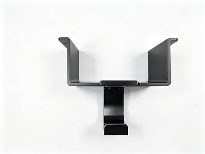 Under-Desk Stand Compatible with Focusrite Scarlett Solo 3rd/4th Generation, Reversible Mount, Headphone Hook, Space-Saving, Durable, Easy Installation