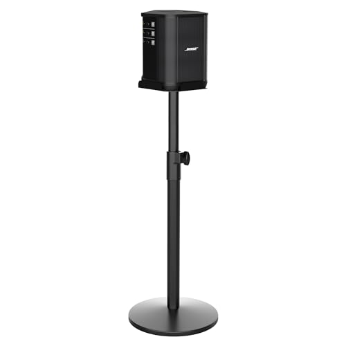 Speaker Stand for Bose S1 Pro/ S1 Pro+ Floor Stand, All Metal Heavy Duty Speakers Stands ，Height Adjustable Speaker Pole Stand（Holds 44lbs）