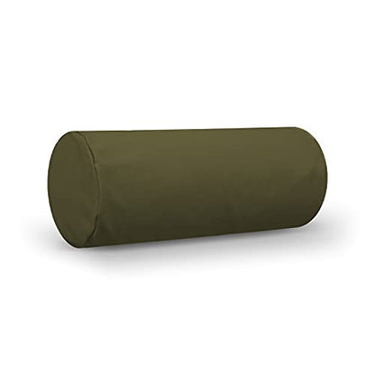 Bean Products Earth Heavy Duty Cotton Neck Roll Pillowcase 6"Dia x 16" - color: Earth (10 Oz Cotton), size: 6" x 16"