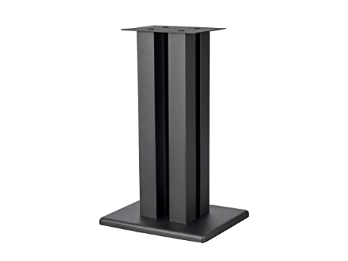 Monolith 18in Speaker Stand - 75lbs Max Weight, Scratch‑Resistant, Perfect for Center or Bookshelf Speakers, Black
