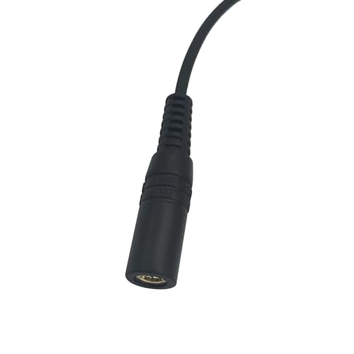 Walkie Talkie 3.5mm Female Inputs Aux Audio Adapter Push-to-Talk Finger PTT Button Compatible with BaoFeng Kenwood Retevis Samcom, for General Electronic Earmuffs to K1 Radios