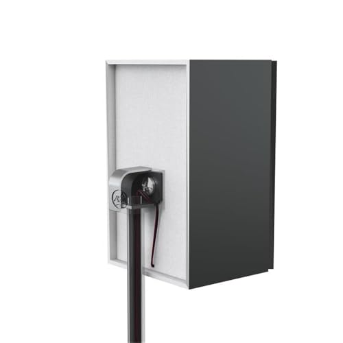 AVF Speaker Floor Stands for Speakers up to 11 lbs, Adjustable Height 31.75-42.2 Inch, Steel Speaker Stand Pair with Weighted Base, Black, EAK80B-A - style: Black w Metal Base