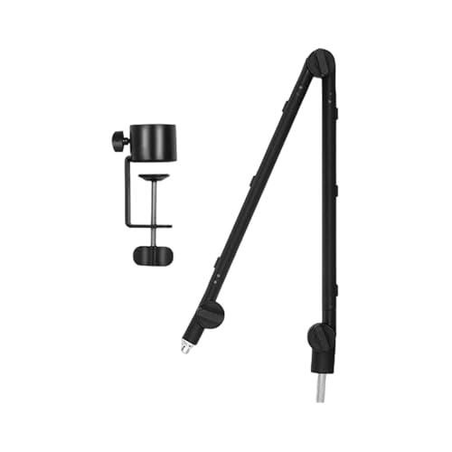 Compact Suspension Scissor Arm with 40 Inch Reach and Built-in Cable Management for Creators Studio Microphone Stand