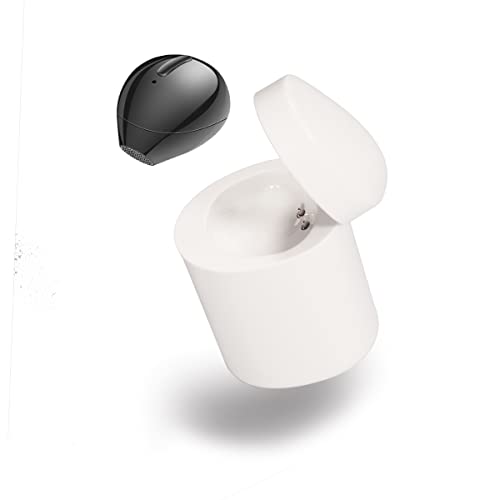 Mini Bluetooth Earpiece Wireless, Single Bluetooth Earbuds with Charging Case 6 Hrs Playtime, Headset Hands-Free with Microphone for iOS Android Smart Phones Voice Calls PC (Single-Black) - color: Single-Black