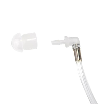 10 Pcs Clear Acoustic Coil Tube Replacement for Two Way Radio Sercurity Earpiece, Headset (with Connector 10 Pack) - color: WITH CONNECTOR (10 Pack)