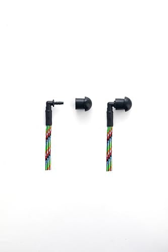 Acoustic Coil Tube Replacement Braided Nylon for Radio Earpiece Surveillance - color: DF/CTB-16
