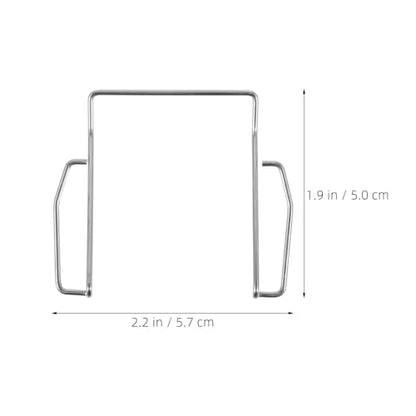 ERINGOGO 2pcs Replacement Belt Clip For Wireless Bodypack Transmitter Receiver, Metal Mic Holder Clamp Reliable Mount for Replacement