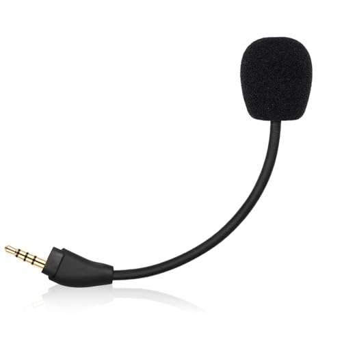 Mic for HyperX Cloud III & Cloud 3 Wired Wireless Gaming Headsets, 3.5mm | Detachable Noise Cancelling Microphone Boom for PC, Xbox One, PS4, PS5
