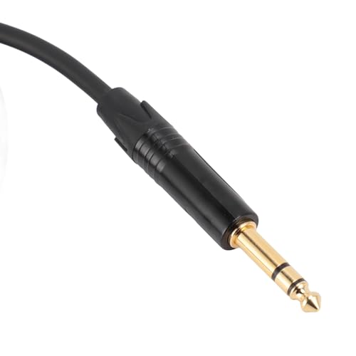 Goshyda 1/4 Inch to XLR Male Cable, XLR Male to 1/4 Inch TRS, Balanced XLR Microphone Cable to 6.35mm Jack, Quarter inch TRS Male to XLR Male Microphone Cable (5m / 16.4ft) - size: 5m / 16.4ft