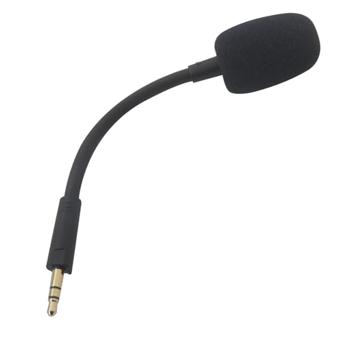 Universal Replacement Gaming Boom Microphone Compatible for Razer Barracuda X Headsets - 360° Bendable Steel Hose, Noise Cancelling, 3.5mm Plug & Play