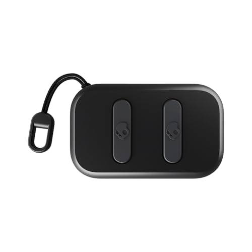 Skullcandy Dime 2 Wireless Earbuds,Bluetooth Headphones,Noise Isolating Fit,Up to 12 Hours Battery,Microphone for iPhone Android,Easy Carry with Integrated Lanyard - True Black,(Pack of 2) - color: True Black, size: One (Pack of 2)