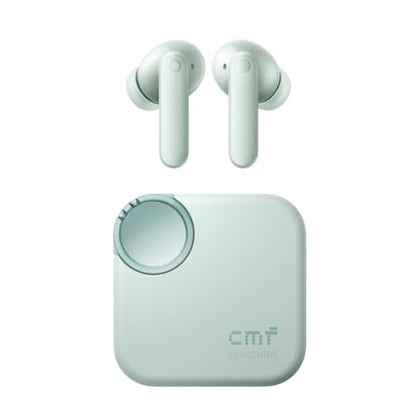 CMF By Nothing Buds 2 48dB Hybrid ANC True Wireless Earbuds, Strong and Comfort Noise Cancelling, Ultra Bass and Dirac Sound, in-Ear Detection, 55H Playtime, 6ENC Mics, Bluetooth 5.4Light Green - color: Light Green